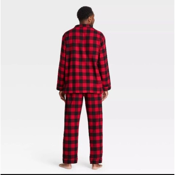 Wondershop Red and Black Buffalo Plaid Pajama Set Size XXL Tall NWT - Picture 2 of 7